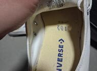 Grajewo ogłoszenia: Sprzedam białe conversy rozmiar 41 (26-27cm wkładka) do... - zdjęcie