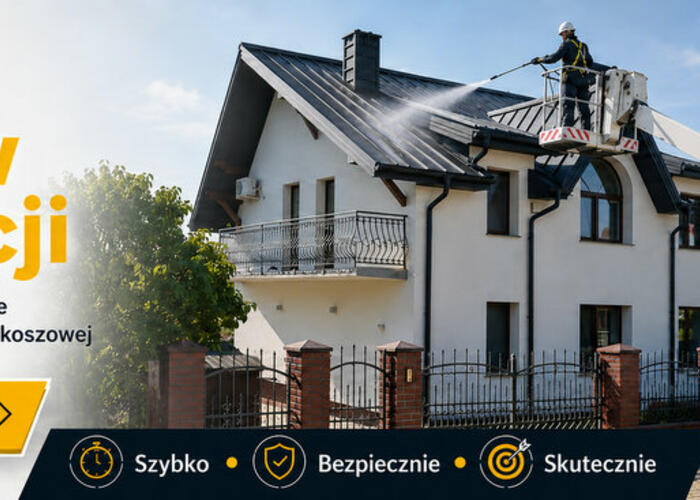 Grajewo ogłoszenia: Brudny dach lub elewacja?
Zapraszamy do wyceny profesjonalnego...