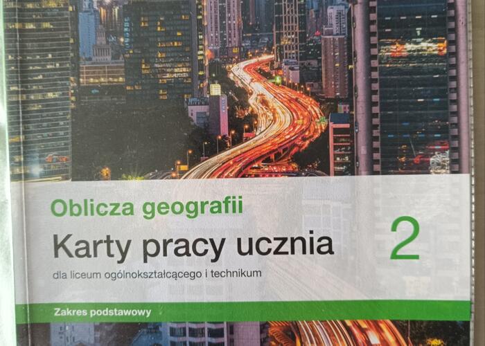 Grajewo ogłoszenia: Sprzedam podręcznik ,,Oblicza geografii 2,, karty pracy ucznia...
